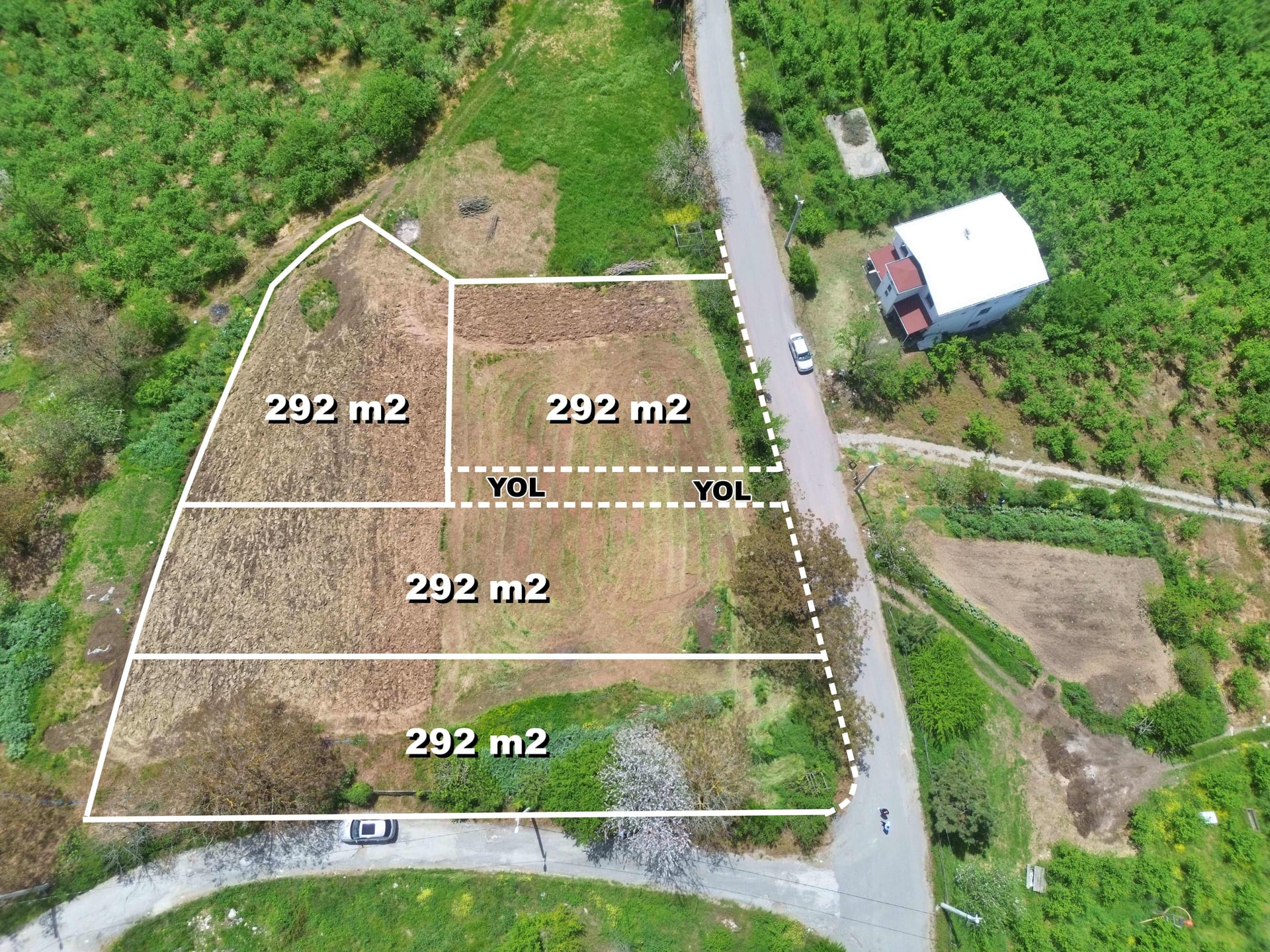 Deniz Manzaralı Villa İmarlı Fırsat Müstakil Parseller 292 M2