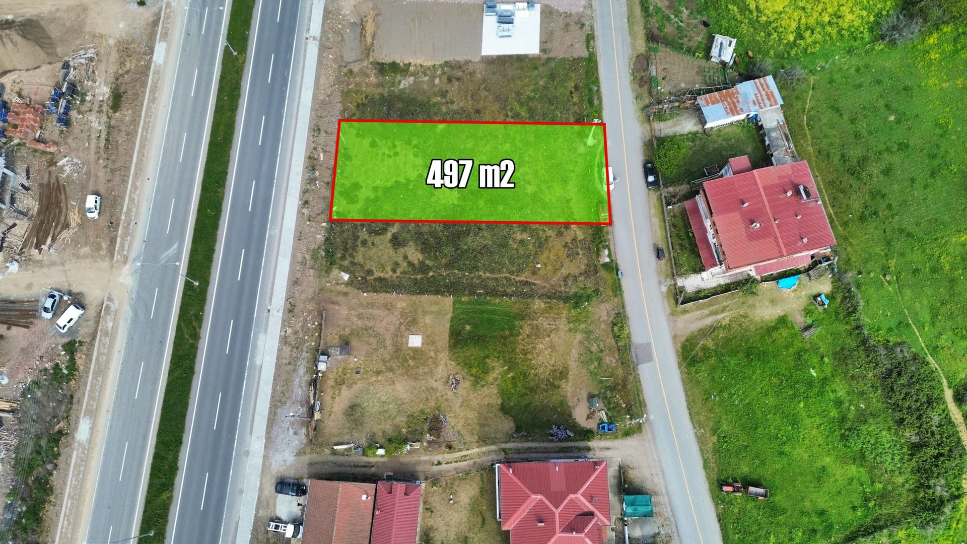 Plaja 500 Metre Mesafede Ana Yola Cephe Ticari+konut İmarlı Arsa