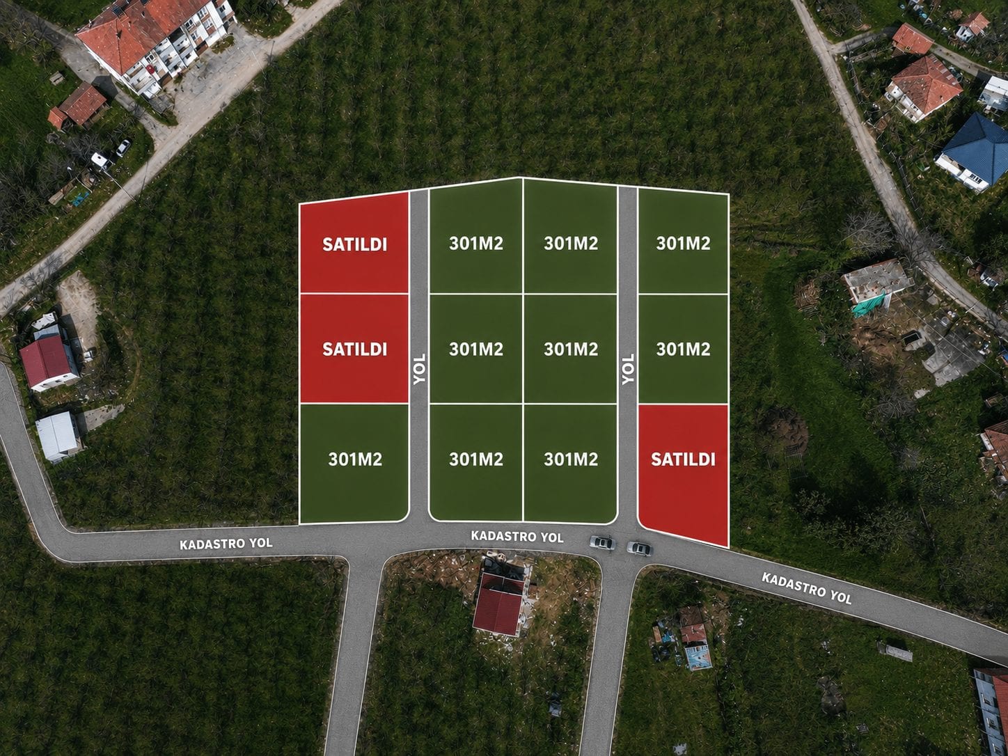 İMARLI 301m² ARSA FIRSATI | DENİZE 10 DK MESAFE'DE İNŞAATA HAZIR