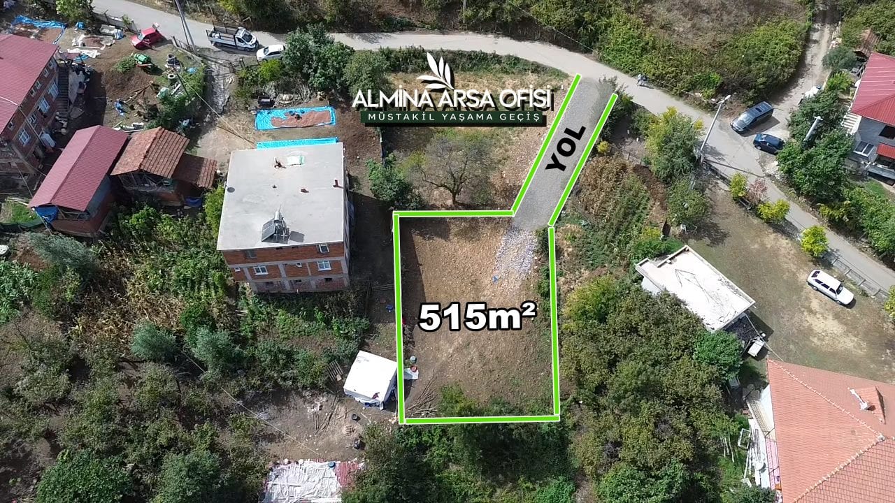 İMARLI 515m² ARSA SON 1 ADET DENİZE 10 DAKİKA MESAFE'DE
