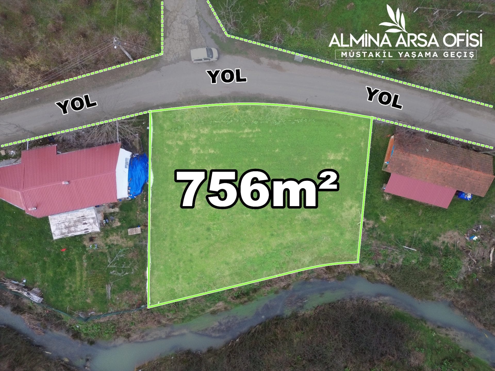 Demiraçmada Köyünde Fırsat 756 M2 Müstakil Arsa